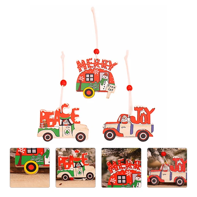 3 Pcs Weihnachtsfigur Zum Aufhängen Weihnachtsschmuck Auto Dekorationen Zubehör