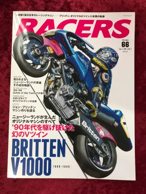 RACERS Vol.66 BRITTEN V1000/1100 | Japanese Motorcycle Magazine Book