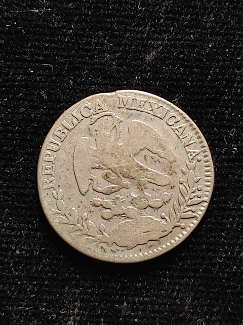 1842 Zs OM Mexico 1 Real Culiacan F/VF                                      T607