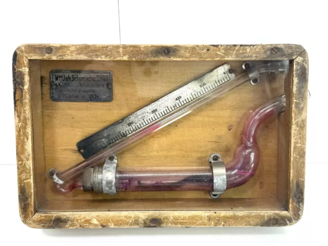 Holzkasten Laborkasten Praxis Schumacher Köln Labor Apotheker Medizinisch #6739