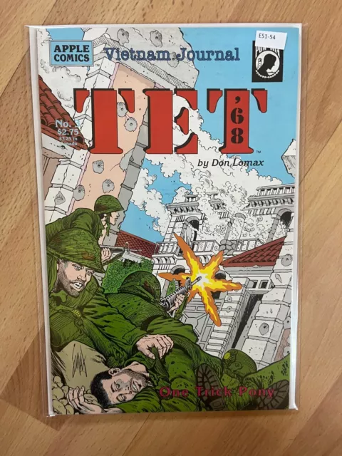 Vietnam Journal Tet '68 3 Apple Comics 7.5 E51-54