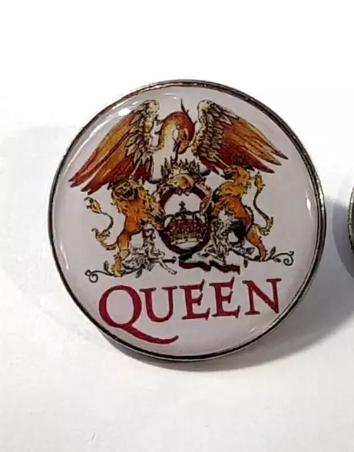 Queen Freddie Mercury "1973" LOGO Lapel Enamel BADGE Heavy Metal Rock Brooch Pin