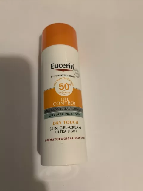 Eucerin Oil Control Sun Gel-Cream Dry Touch SPF50+ 50ml - No Box