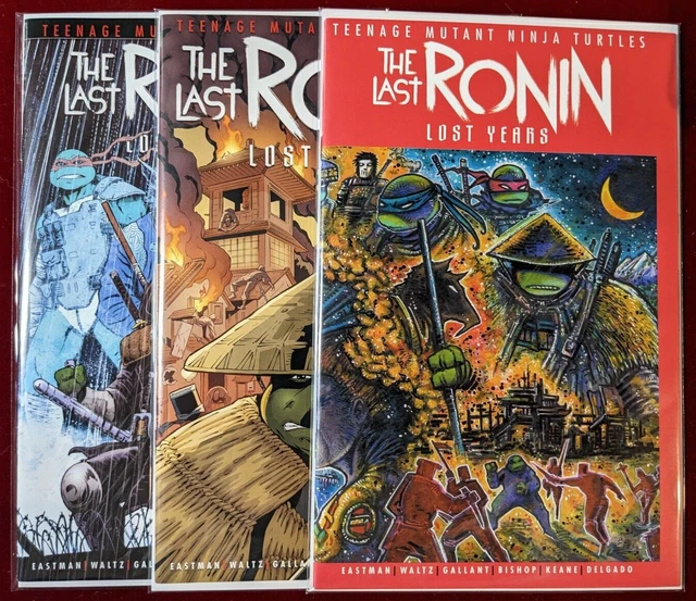 TMNT LAST RONIN THE LOST YEARS 1 COVER A - B - C  Bagged & Boarded