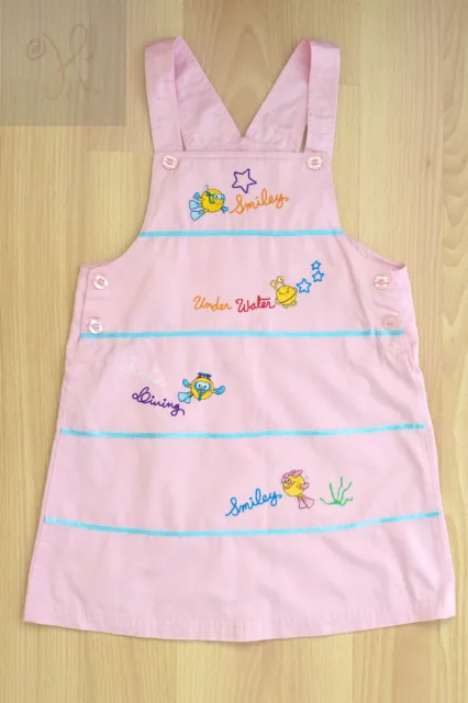 New Girls Toddlers Pink Jumper Size 6 - 7 - 100% Cotton - Smiley Smileyworld.com