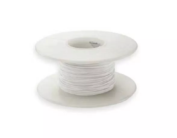 24 AWG Kynar Wire Wrap UL1422 Solid Wiremod type 50 foot spools WHITE NEW!