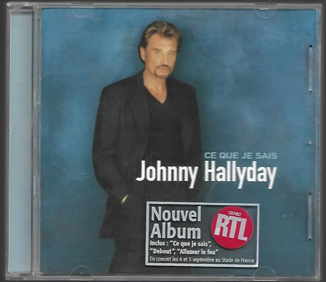 CD "Johnny Hallyday" Ce que je sais (10)