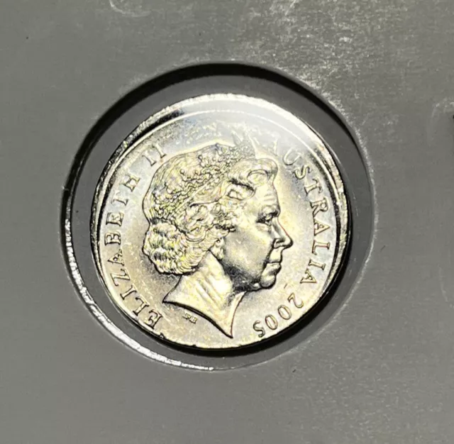2005 5 Five Cent Coin - BroadStrike/ Misstrike Error Coin - Choice Uncirculated! 2