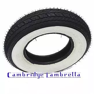 Continental White Wall Tyre 4.00 * 8 Lambretta LD D Vespa