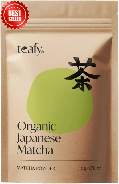 ORGANIC CEREMONIAL GRADE Matcha Green Tea Powder, 50G Authentic ...