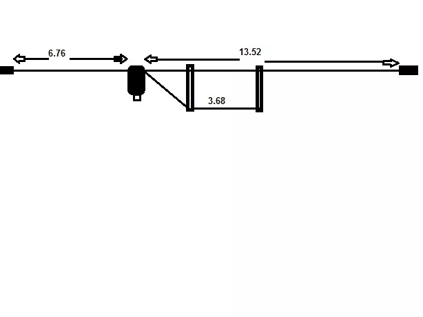 HW 42HP Off Centre Fed Dipole HF Long Wire Antenna Ham Radio Aerial