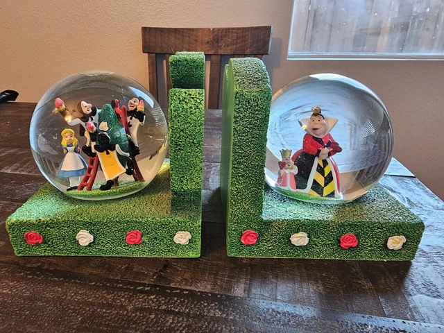 Disney Alice In Wonderland Globe Book Ends Disney Alice In Wonderland Globe Book Ends