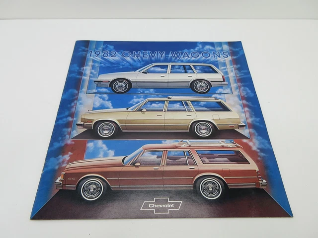 1982 Chevy STATION WAGON Brochure Catalog - Impala, Caprice, Malibu