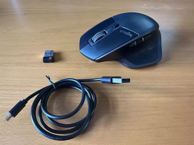 Logitech MX Master 2S Mouse 3x Bluetooth with Unifying Receiver and Cable