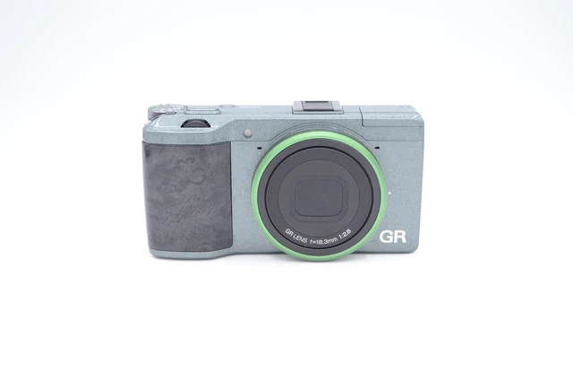Ricoh GR Limited Edition Digital Camera, Vintage Green {16.2MP} with battery