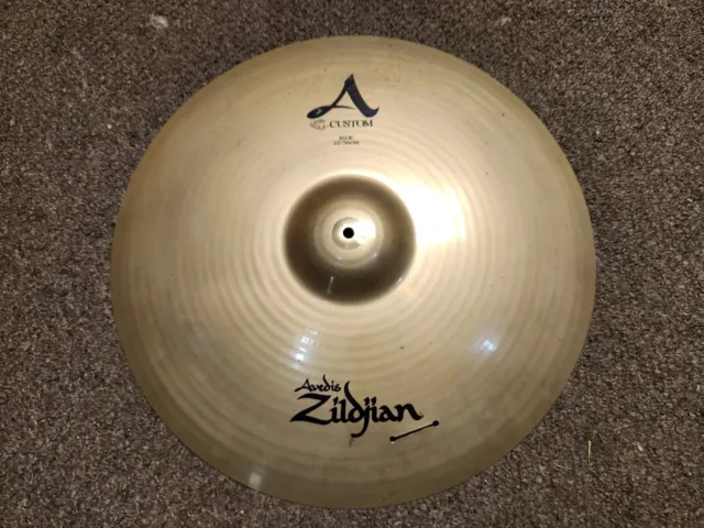 Zildjian A Custom 22" Ride Cymbal (Repaired)