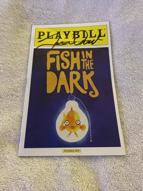 Larry David Signed Fish In The Dark Playbill Beckett COA