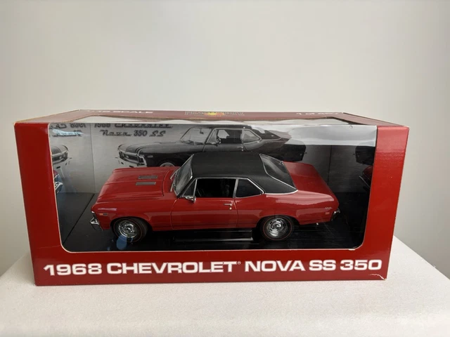 GMP NOVA SS バーガンディ 1/18 GMP 1/18 Chevrolet Nova SS 350 Burgundy Diecast Scale Model