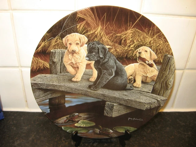 LABRADOR DOG Plate Sweet Dreams Bradford Exchange 3.99 PicClick UK