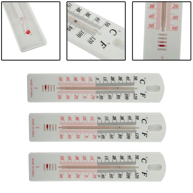Thermometer Wetterstationen 3/10 Teilig Zuhause Drinnen/draußen Ersatz