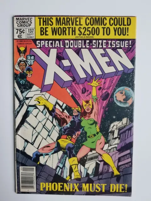 Uncanny X-Men #137 (1980 Marvel Comics) Dark Phoenix Saga ~ Nice Copy FN-