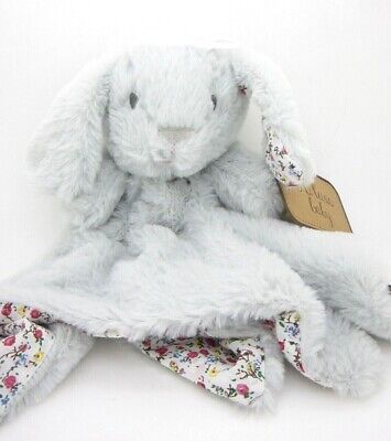 Manta de seguridad para bebé K Luxe gris conejo amor con sonajero