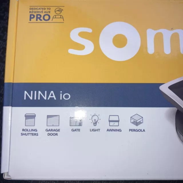 Mando Control Remoto Táctil Centralizado Somfy Nina IO 1805251 2