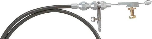 Mopar A-727 Transmission Lokar Hi-Tech Black Housing Kickdown Cable