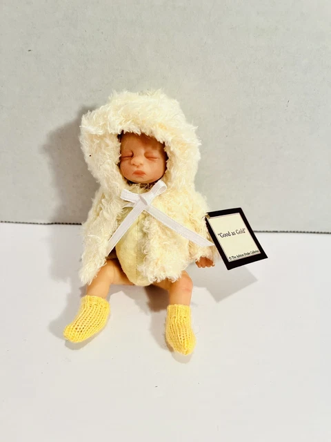 Ashton Drake 4.75" Baby Doll "Good As Gold" With Tag!