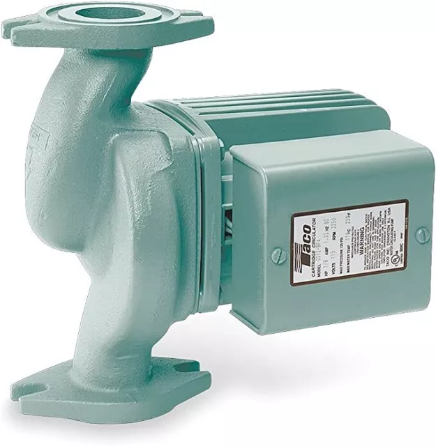 Taco 0010-F3 1/8 HP - Circulator Pump - Cast Iron - Flange