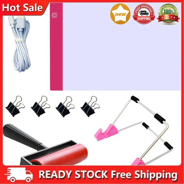 DiamondDIY pintura A4 LED almohadilla de luz LED tablero de dibujo tablero de copia juego de herramientas