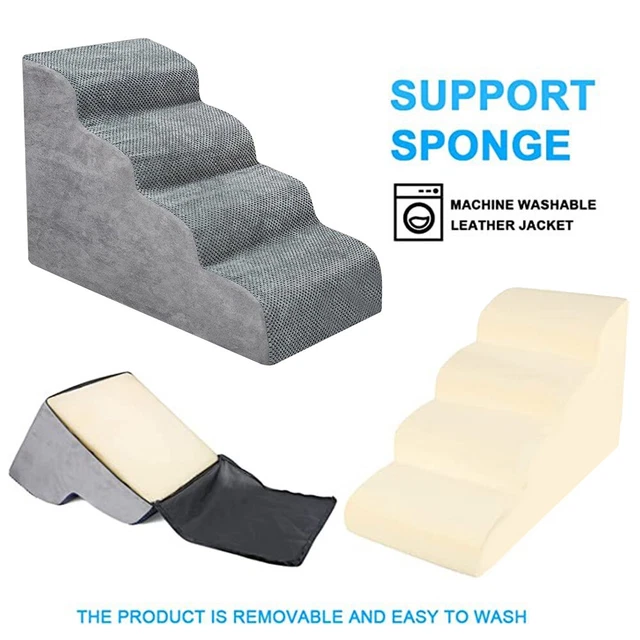 Zerbuger Hundetreppe / Rampe – 3 Oder 4 Stufen, Bis 63,5 Cm Höhe, Für Sofa, Bett & Auto