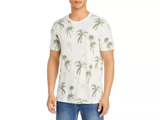 Atm Anthony Thomas Men's Melillo Slub Jersey Crewneck Palm Tree Tee 2X-Large 2XL