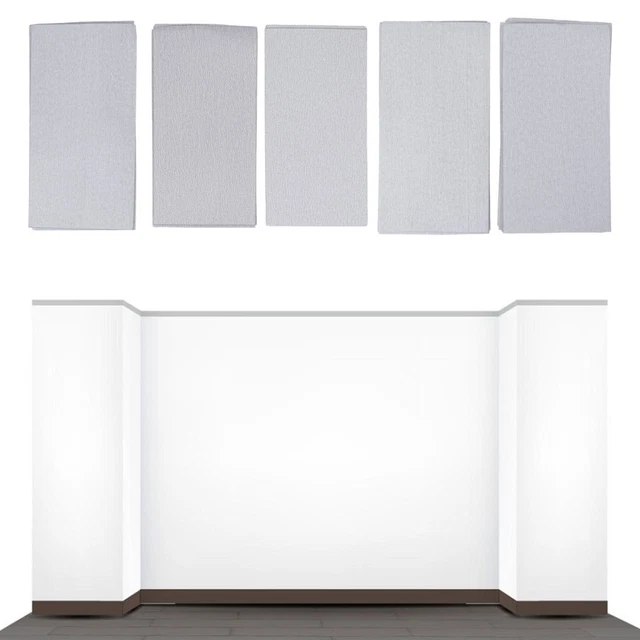 Carta Vetrata Per Levigatrice Triangolare - 105 Pezzi, 9 Granature, 11 Fori, 105x152 Mm