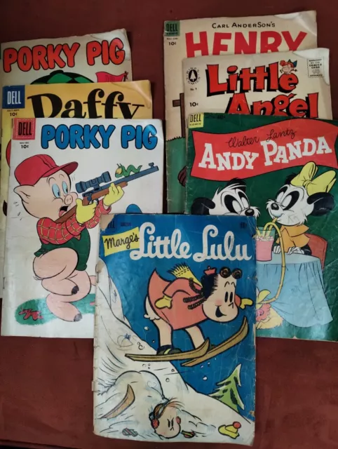 vintage 1950s comic books lot