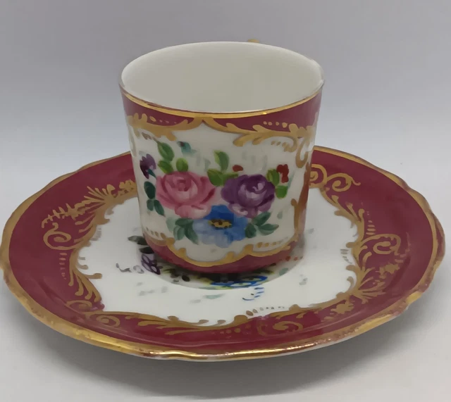 Soucoupe Vintage Vert Trianon – Porcelaine, Ancienne, Sans Marque