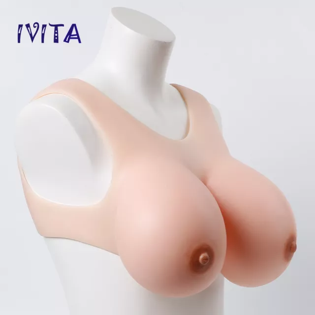 IVITA G Cup enormi forme del seno in silicone drag queen CD TG alta pressione seno enhance 2