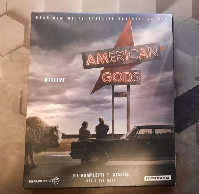 American Gods BOX Collector's Edition 1. Staffel Blu-ray Neil Gaiman Postkarten