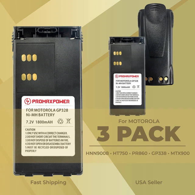 Maxon TJA-1800LI - Batería De Iones De Litio De 1800 MAh Para Radios Bidireccionales Maxon Tecnet Tj 3100v Y Tj 3400u