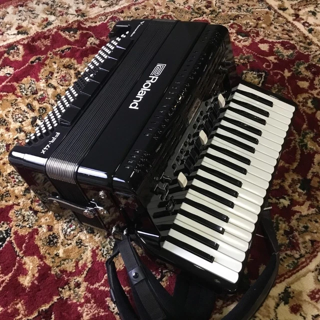 Roland FR-4X BK V-Accordion Digital Accordion Piano Keyboard Type Black USED Roland FR-4X BK V-Accordion Digital Accordion Piano Keyboard Type Black USED