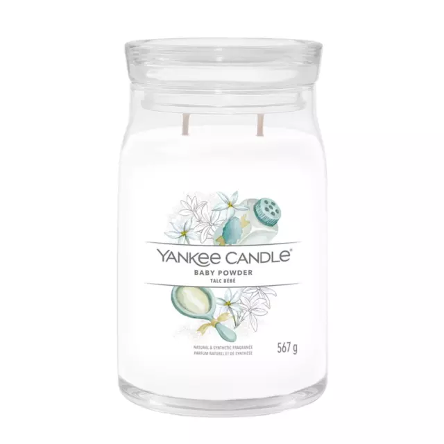 Yankee Candle SC Baby Powder Large Jar 567 g -s-