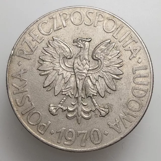 Poland 10 Zlotych 1970 Coin V53 2