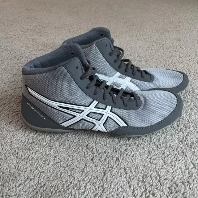 ASICS Matflex Wrestling Shoes Mens 10 Grey. Excellent Condition- See Photos