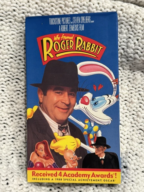 WHO FRAMED ROGER Rabbit? VHS 1988 Bob Hoskins Steven Spielberg Like new ...