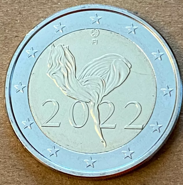 2 Euro Gedenkmünze 2022 aus Finnland, Nationalballet, bankfrisch, bfr