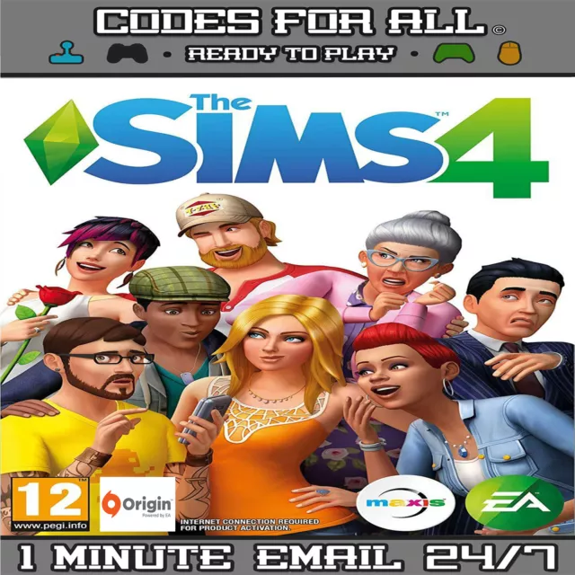 The Sims 4 Base Game / Expansion Packs Origin Codes PC / Mac - INSTANT DISPATCH