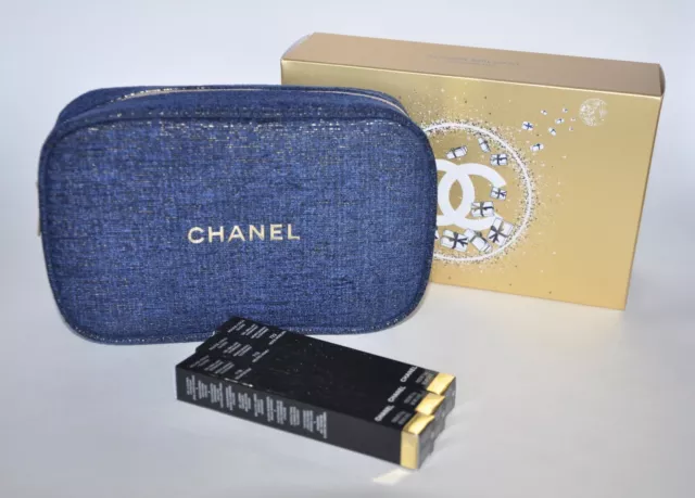 *CHANEL* 2022 Holiday Gift Set * SHEER GENIUS Lipgloss Trio * Limited  Edition!