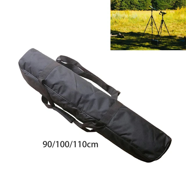 Bolsa telescópica acolchada, bolsa de trípode resistente para viajes de pesca al aire libre