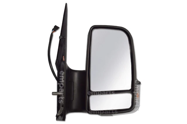 For Mercedes Sprinter Full Door Wing Mirror Manual Black Short Arm O/S 2006 2018