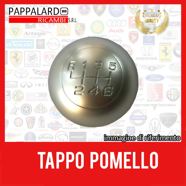 Pomello Cambio Per Alfa Romeo Giulietta - Lente Satinata 6 Marce, Compatibile Con Modelli Originali - Foto 4